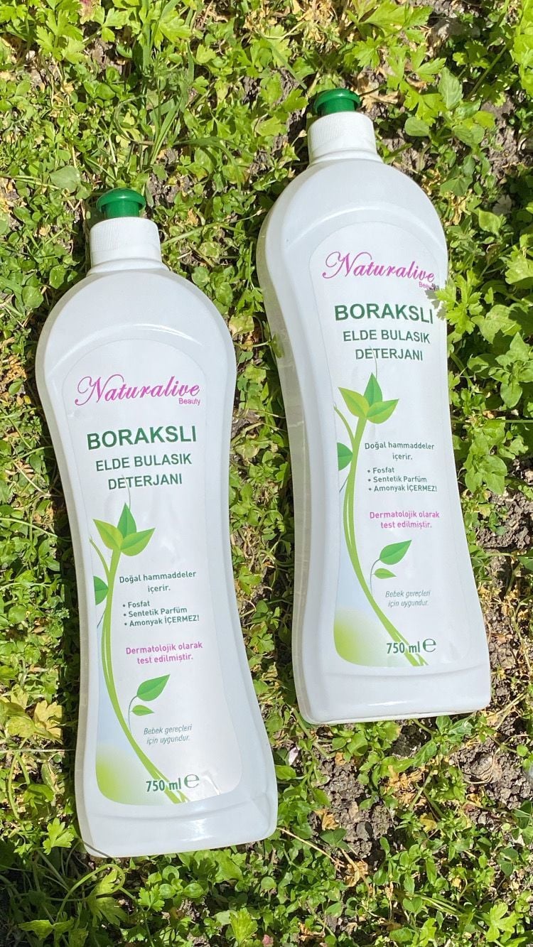 Naturalive Borakslı Elde Bulaşık Deterjanı 750 Ml