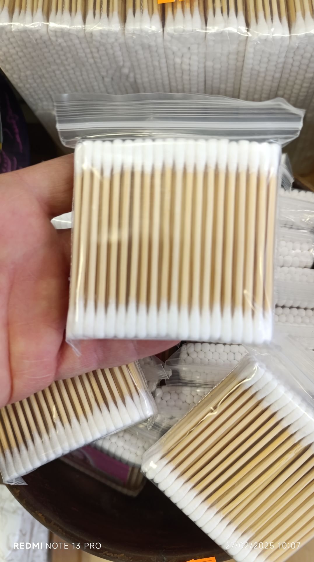 Bambu kulak temizleme çubuğu