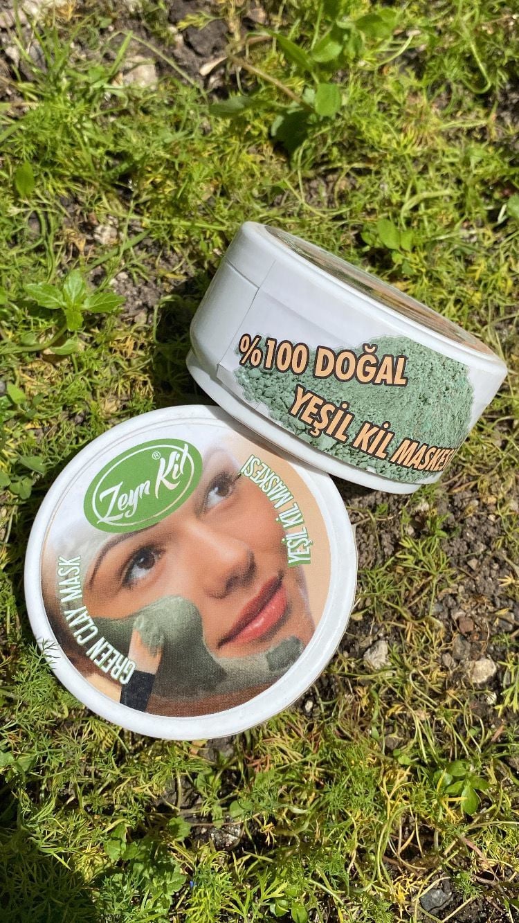 Yeşil Kil Maskesi %100 Doğal 150 ML