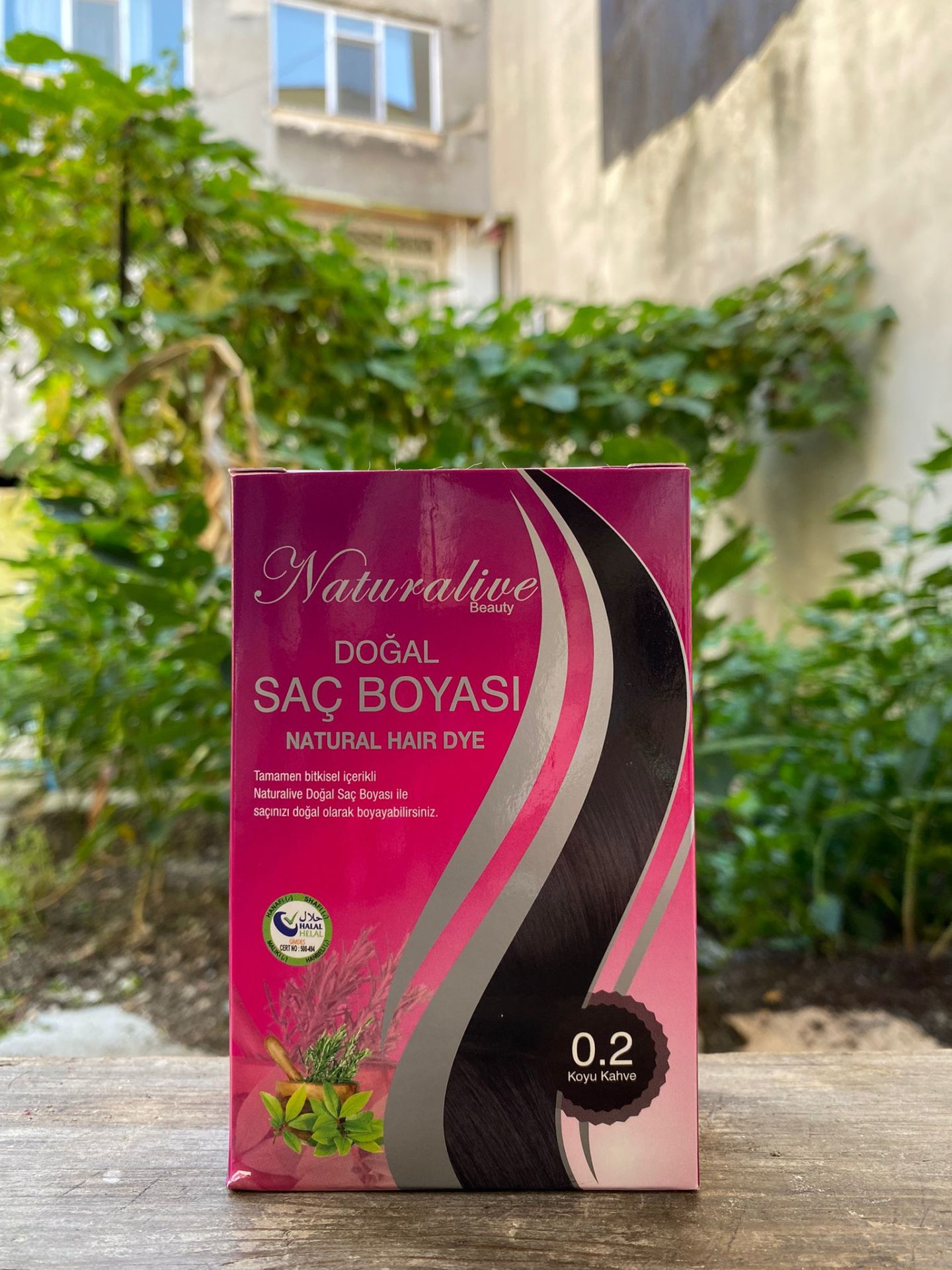 NATURALİVE DOĞAL SAÇ BOYASI / 0.2 KOYU KAHVE