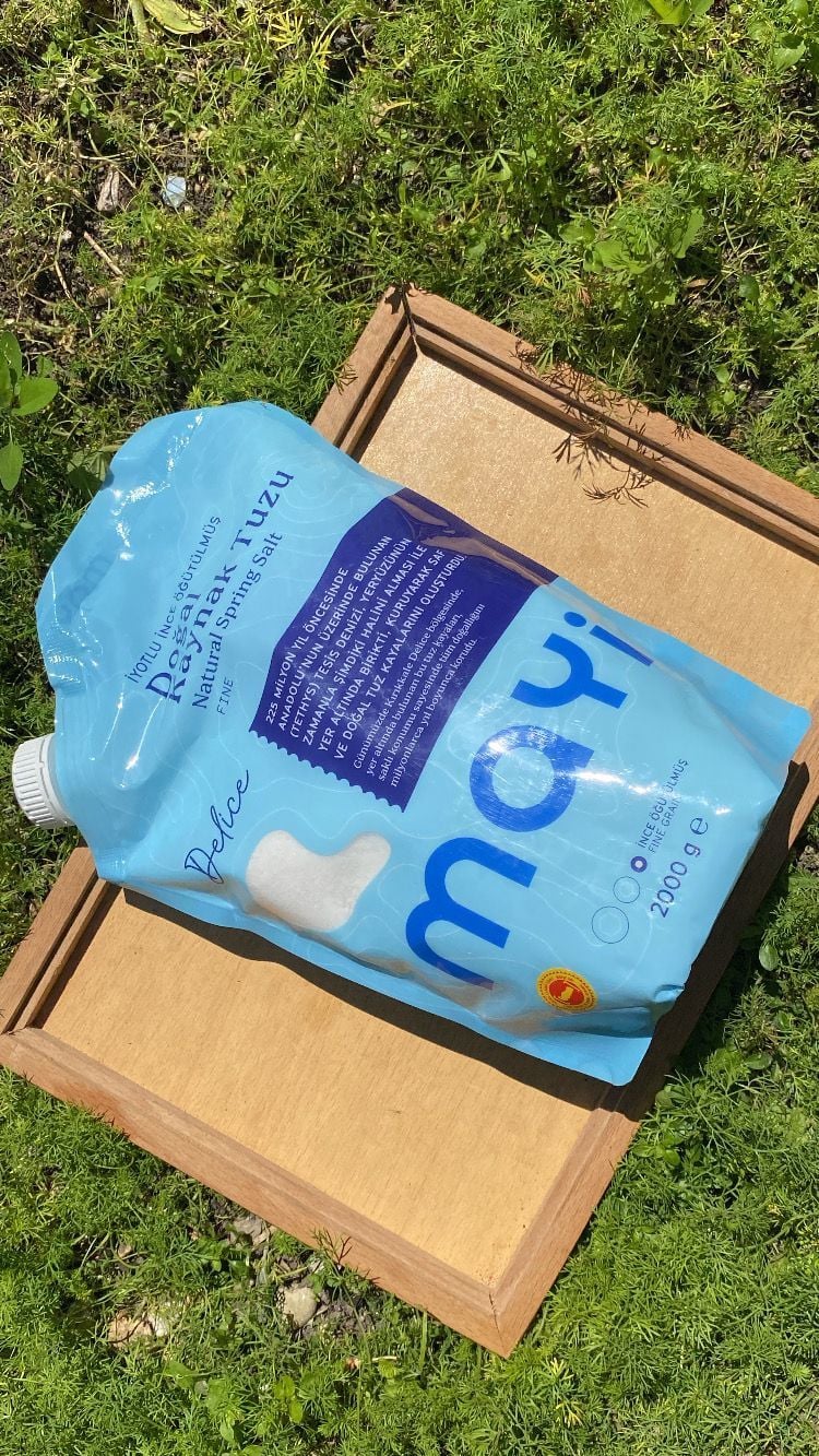 Mayi Tuz / İyotlu ince öğütülmüş Doğal kaynak tuzu 2 KG