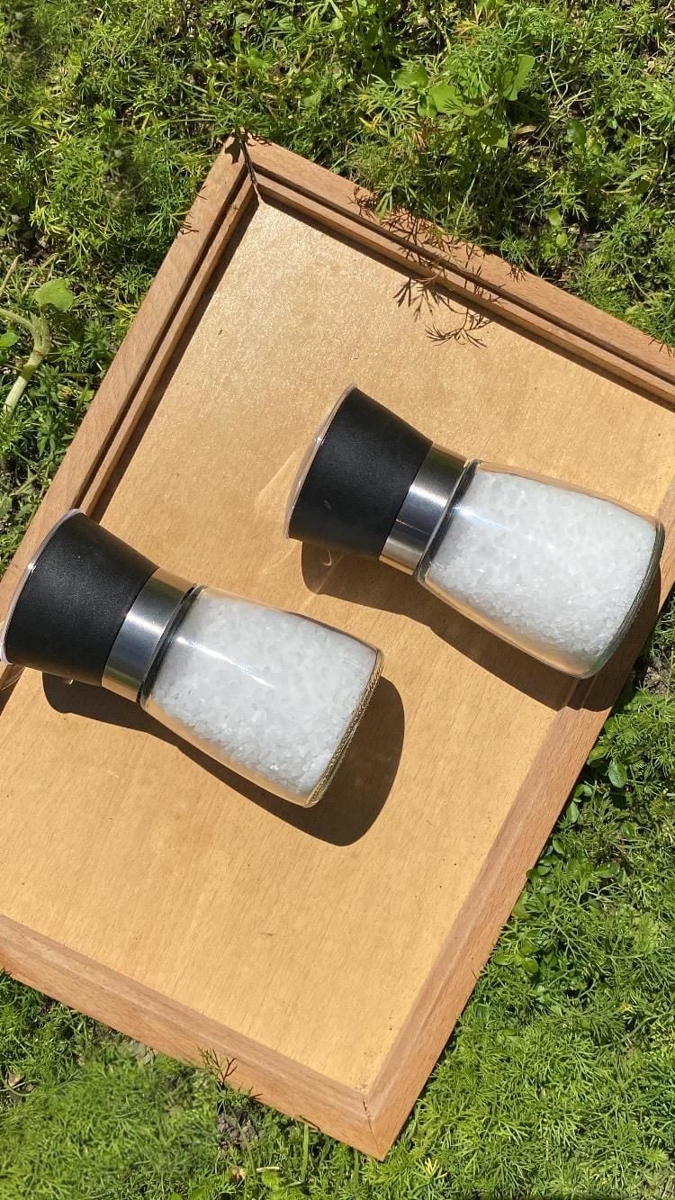 Dolu Tuz Değirmeni / Granül Çankırı Kaya Tuzu Kısa Boy 200 Gr