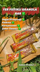 Züber Yer Fıstıklı Granola Bar
