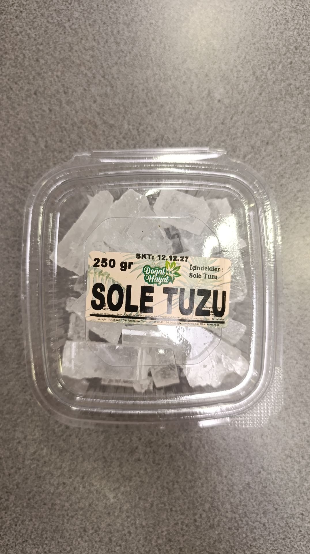 Sole tuzu 250 gr