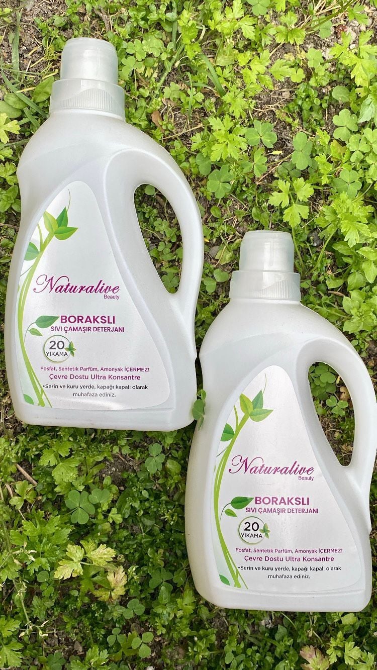Naturalive Borakslı Sıvı Çamaşır Deterjanı 1 Lt