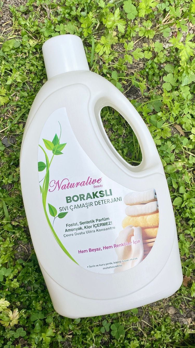 Naturalive Borakslı Sıvı Çamaşır Deterjanı 2.500 Ml