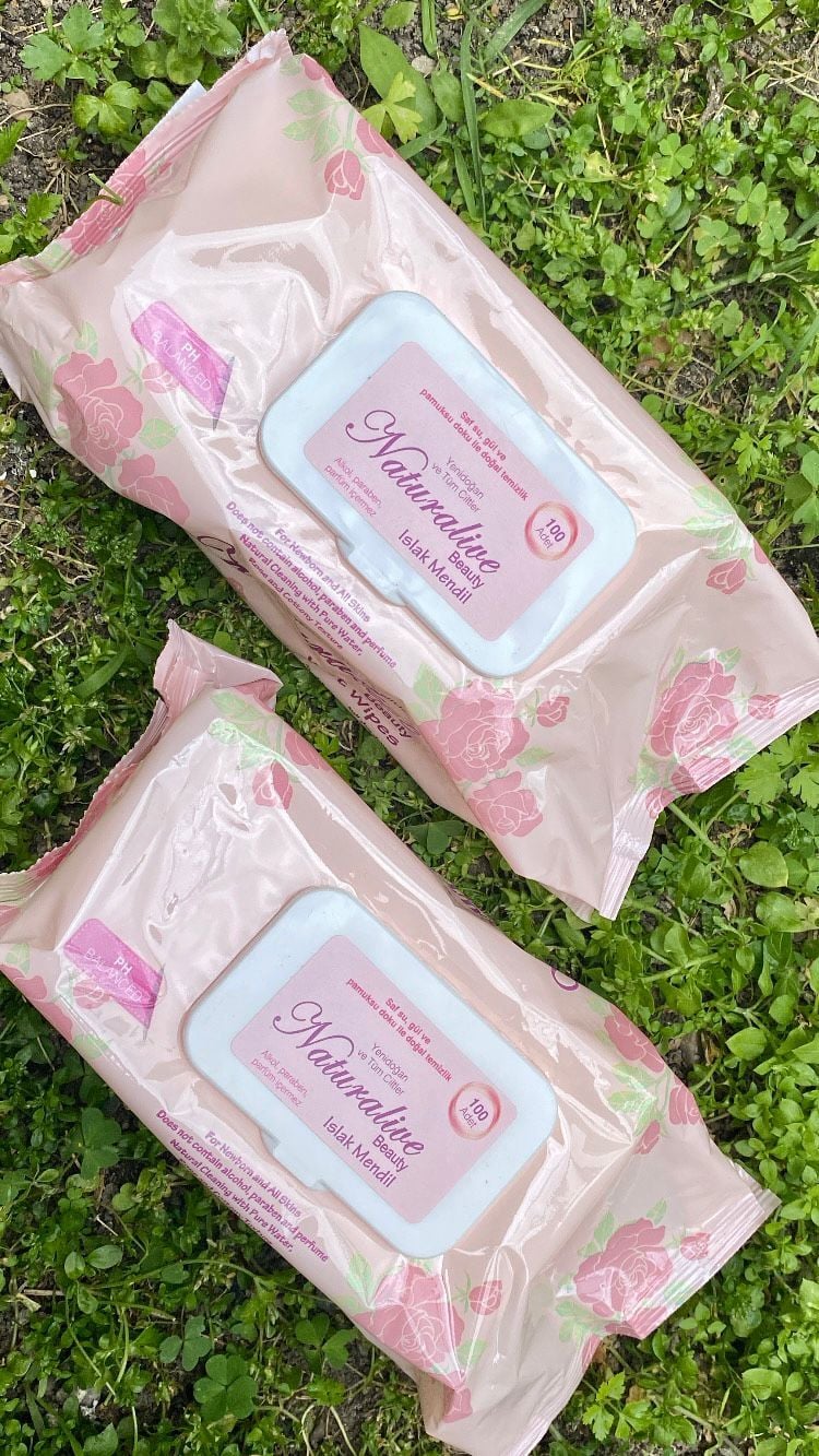 Naturalive Doğal Islak Mendil 100 adet