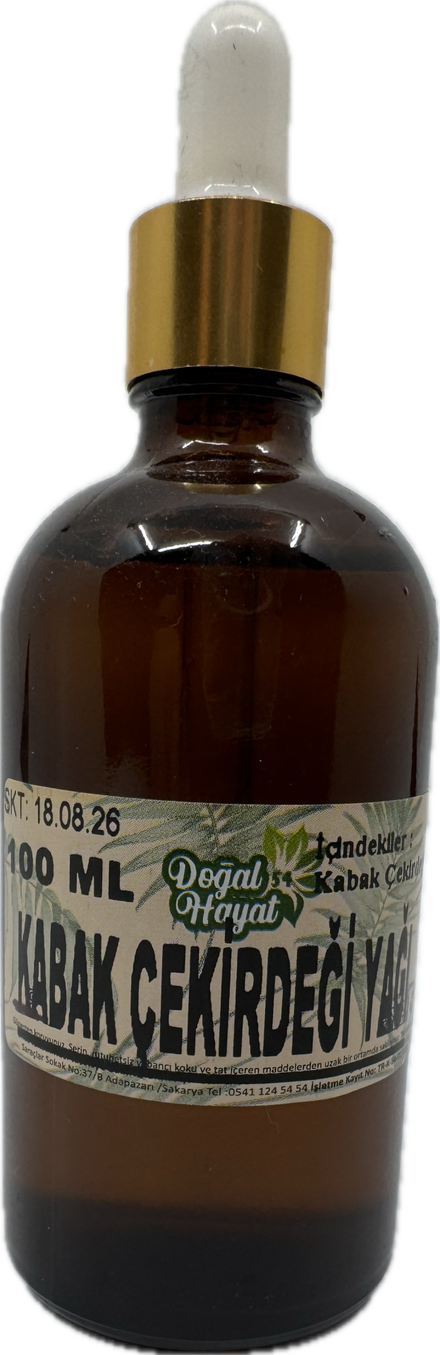 Kabak Çekirdeği Yağı 100 ML