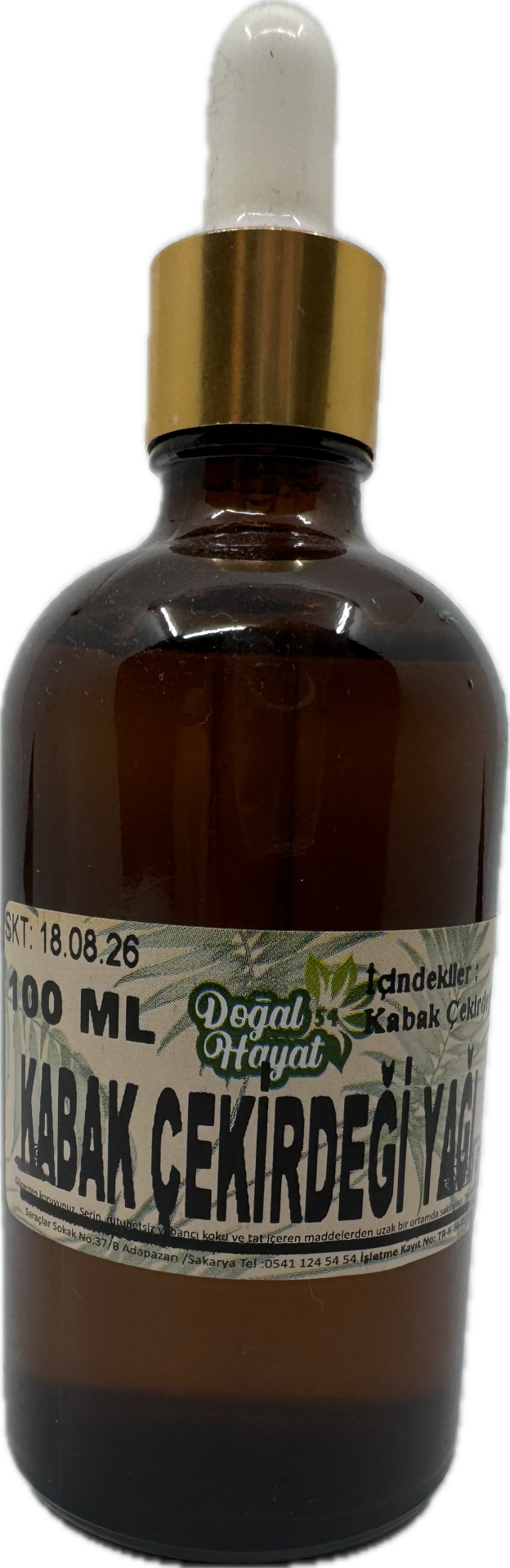 Kabak Çekirdeği Yağı 100 ML