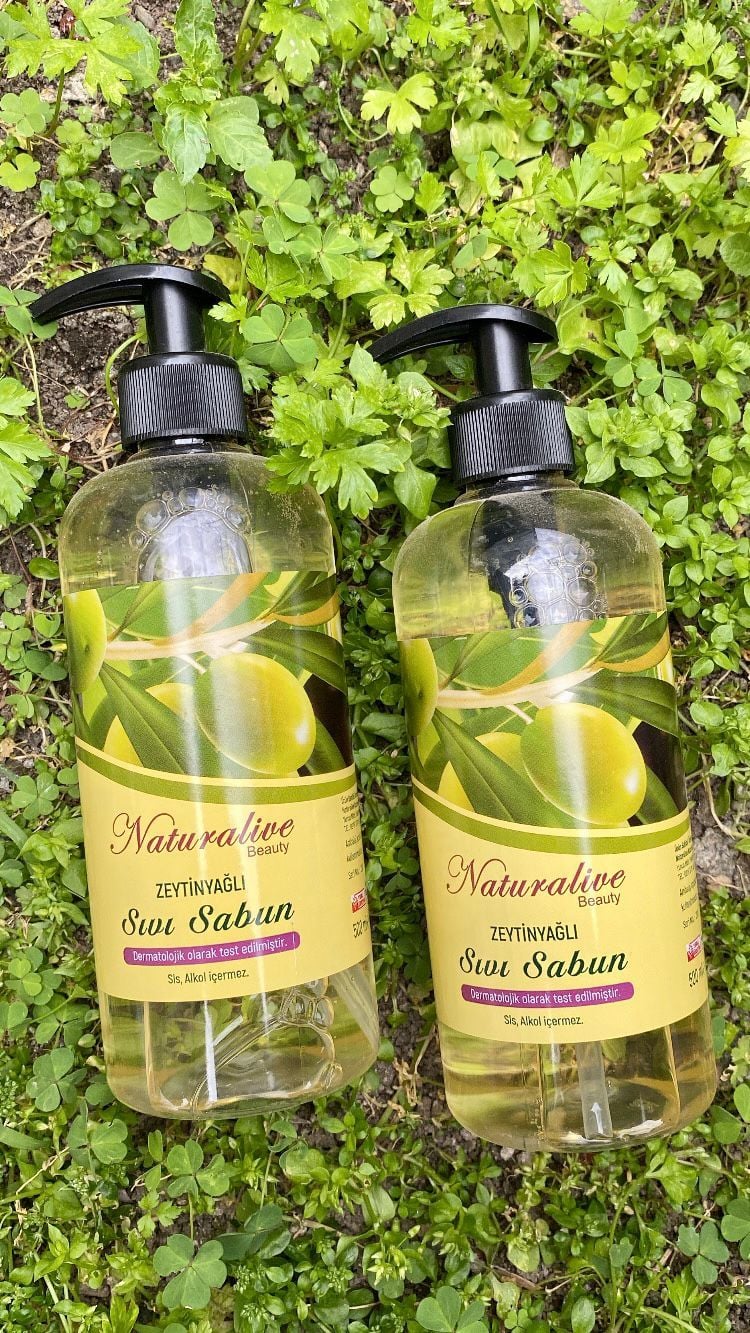 Naturalive Zeytinyağlı Sıvı Sabun 500 Ml