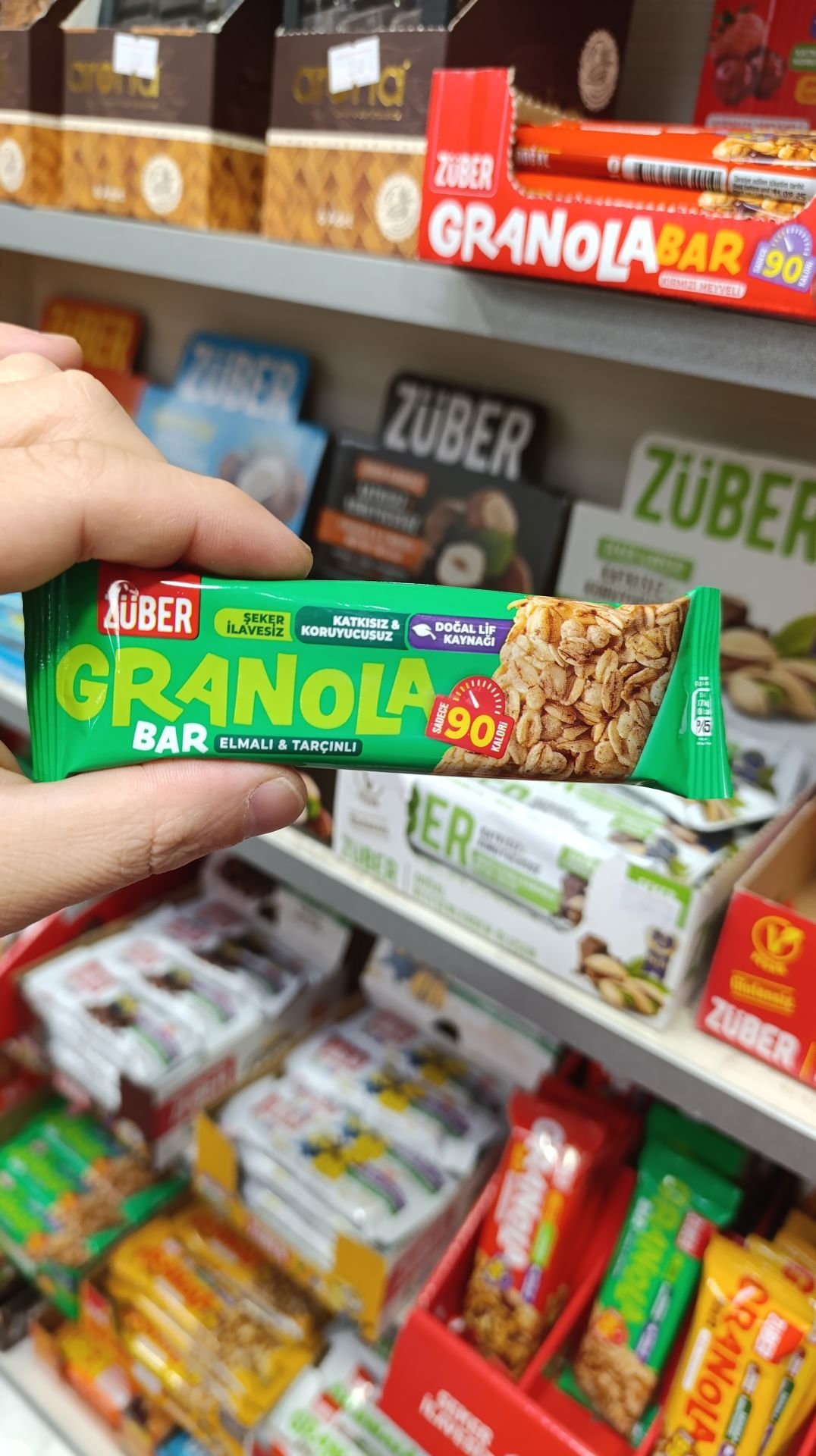 Züber granola elma tarçın