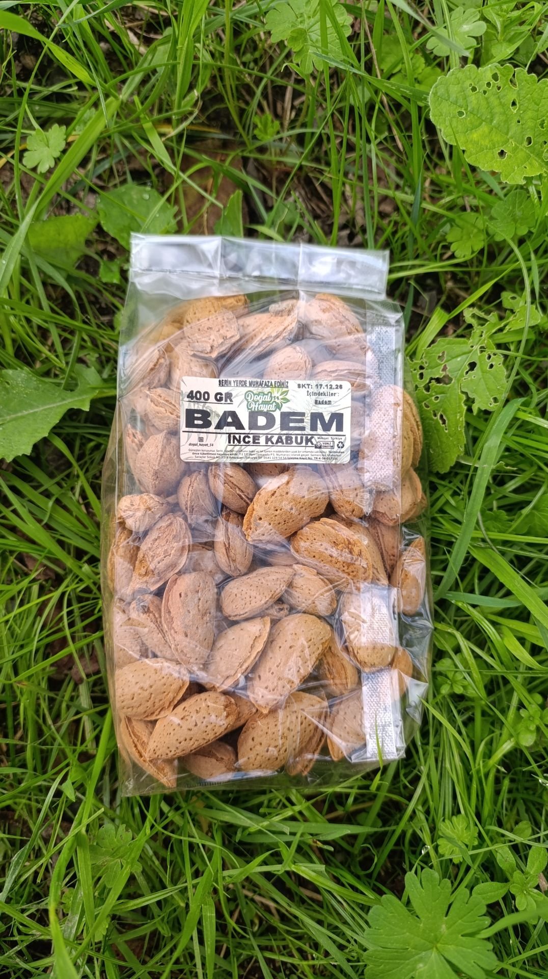 İnce kabuklu Badem 400 gr