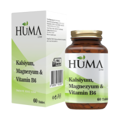 HUMA Kalsiyum, Magnezyum Vitamin B6 60 tablet