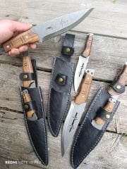 BABALI OĞULLU KAMP BIÇAK SETİ KILIFLI