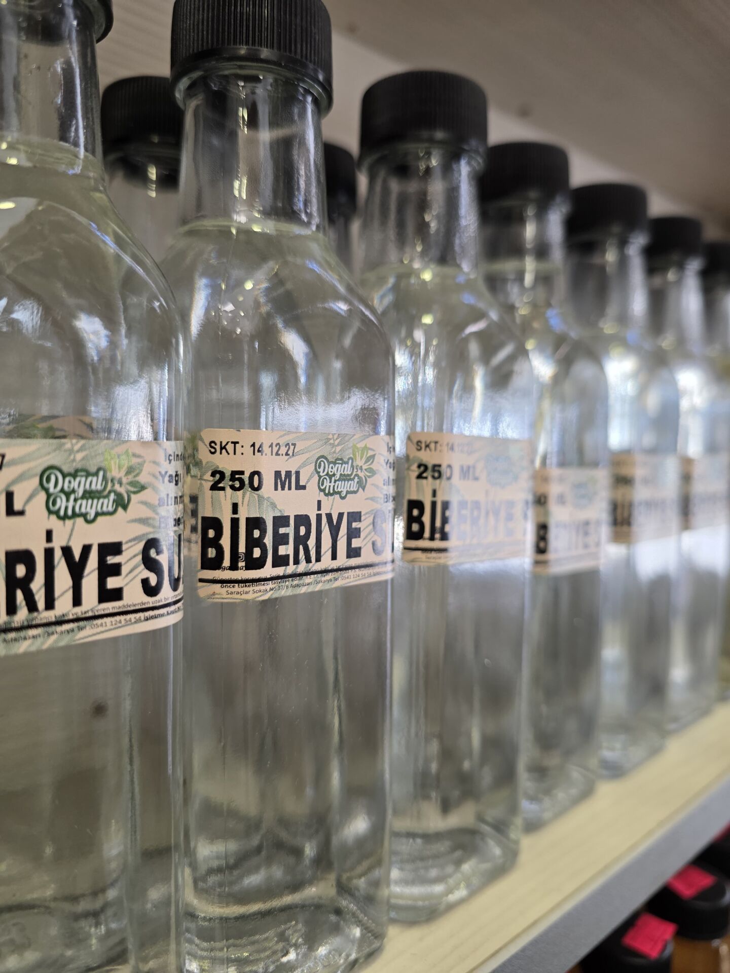 BİBERİYE SUYU 250 ML