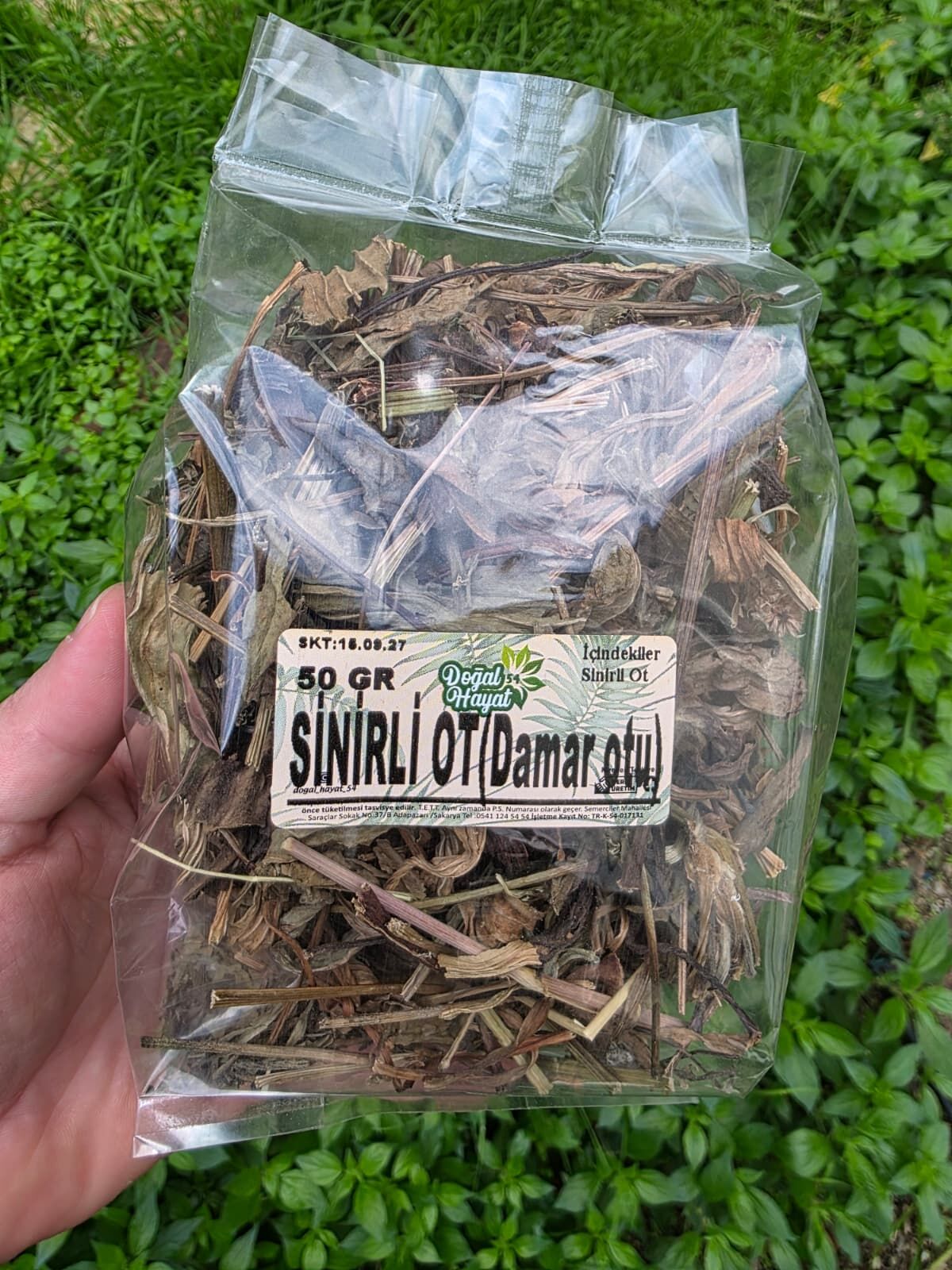 Sinirli Ot (DAMAR OTU) 50 Gr