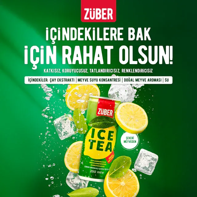 ZÜBER Ice Tea Limon 250ml