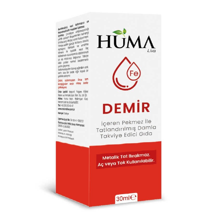 Pekmezli Demir Damla (Mikroenkapsüle) 30 ml