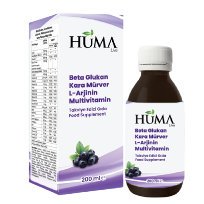 NATURALİVE Beta Glukan Kara Mürver L-Arjinin Multivitamin 200 ml