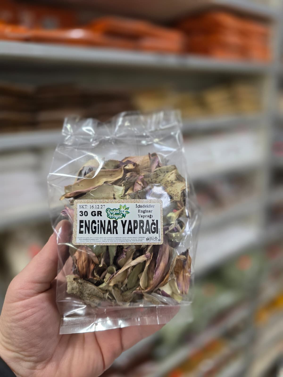 ENGİNAR YAPRAĞI 30 GR