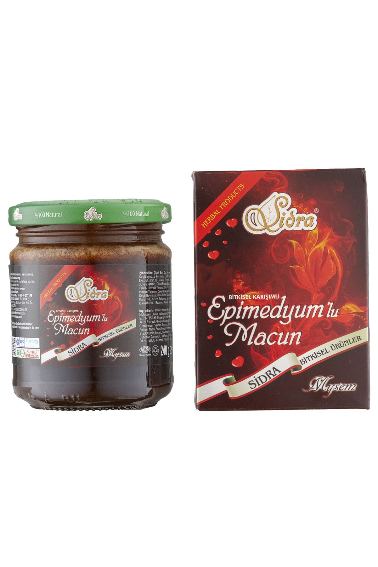 Sidra Bitkisel Karışımlı Epimedyum Macun 240gr