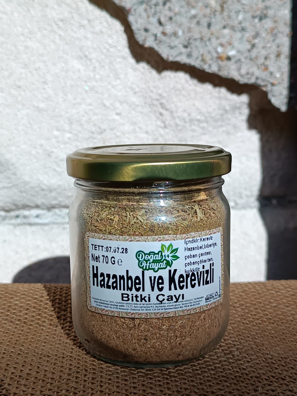 HAZANBEL VE KEREVİZLİ BİTKİ ÇAYI 70 GR