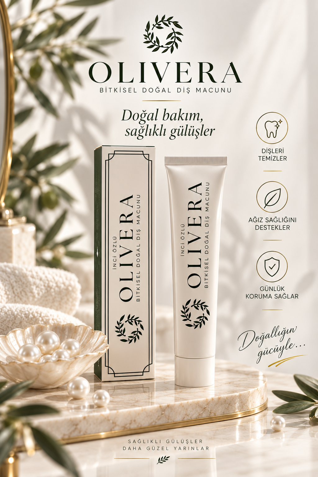 OLİVERA İNCİ ÖZLÜ DİŞ MACUNU 75 ML