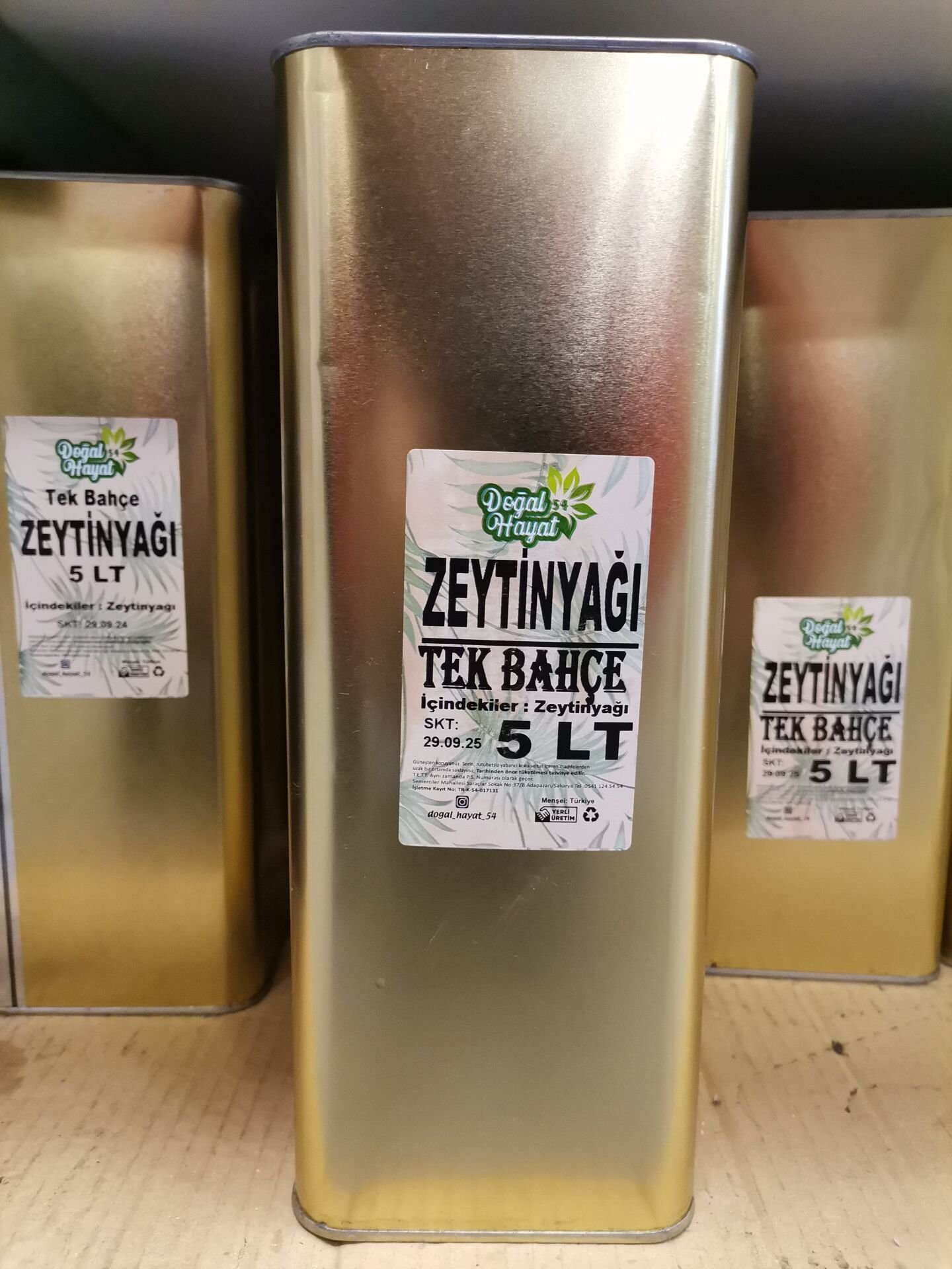 Zeytinyağı (Tek Bahçe ) 5 Lt