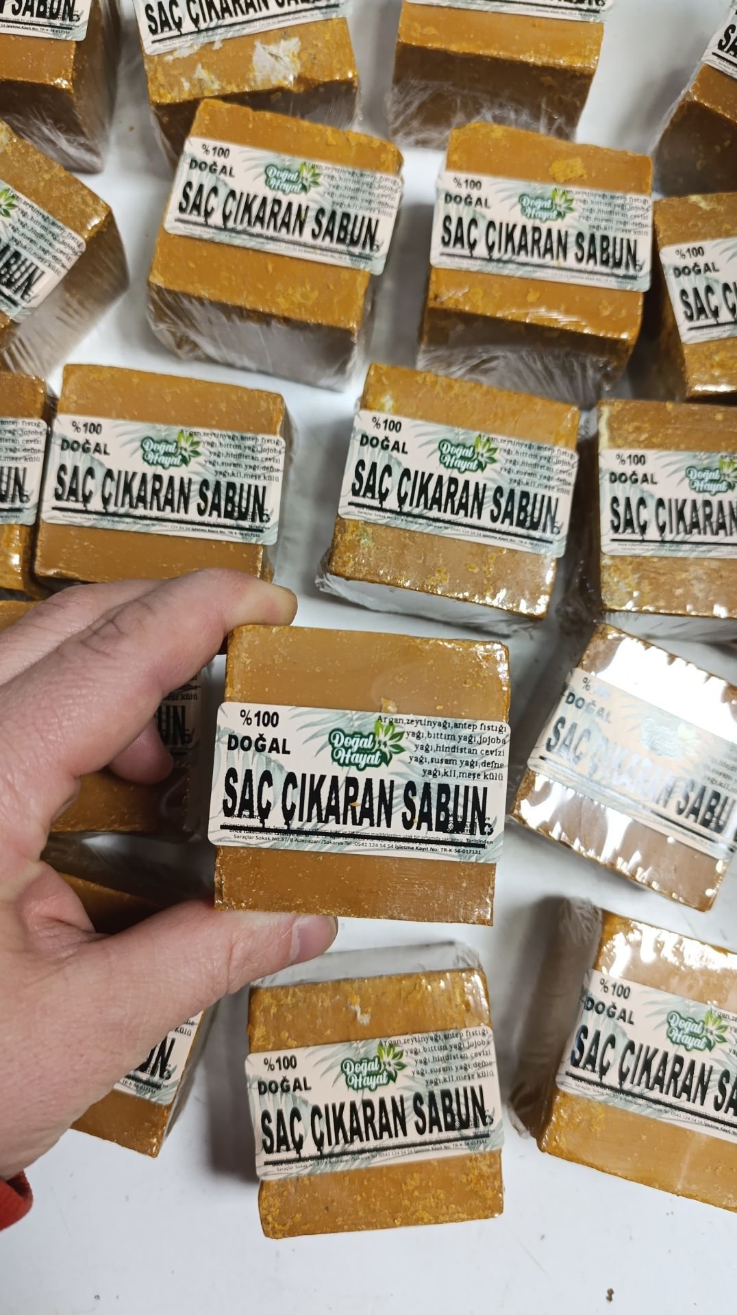 Saç Çıkaran Sabun Adet