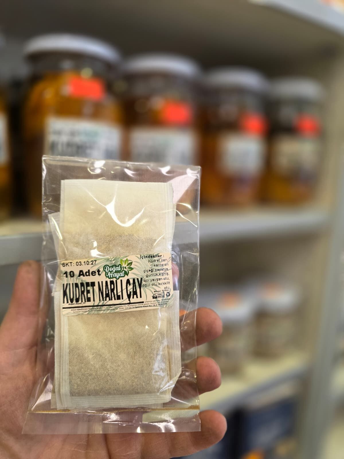 Kudret Narlı 10 lu Süzen Poşet Çay