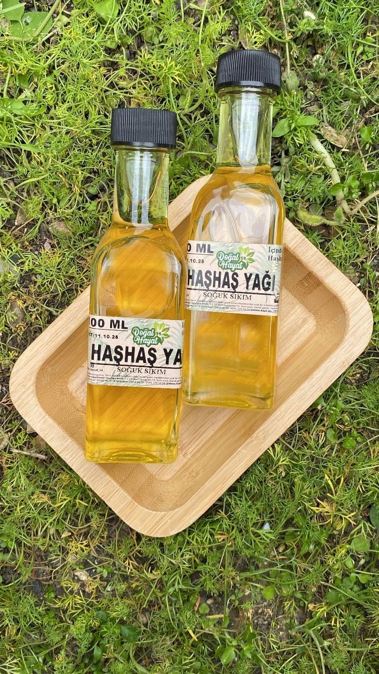 Haşhaş Yağı ( Soğuk Sıkım) 100 Ml