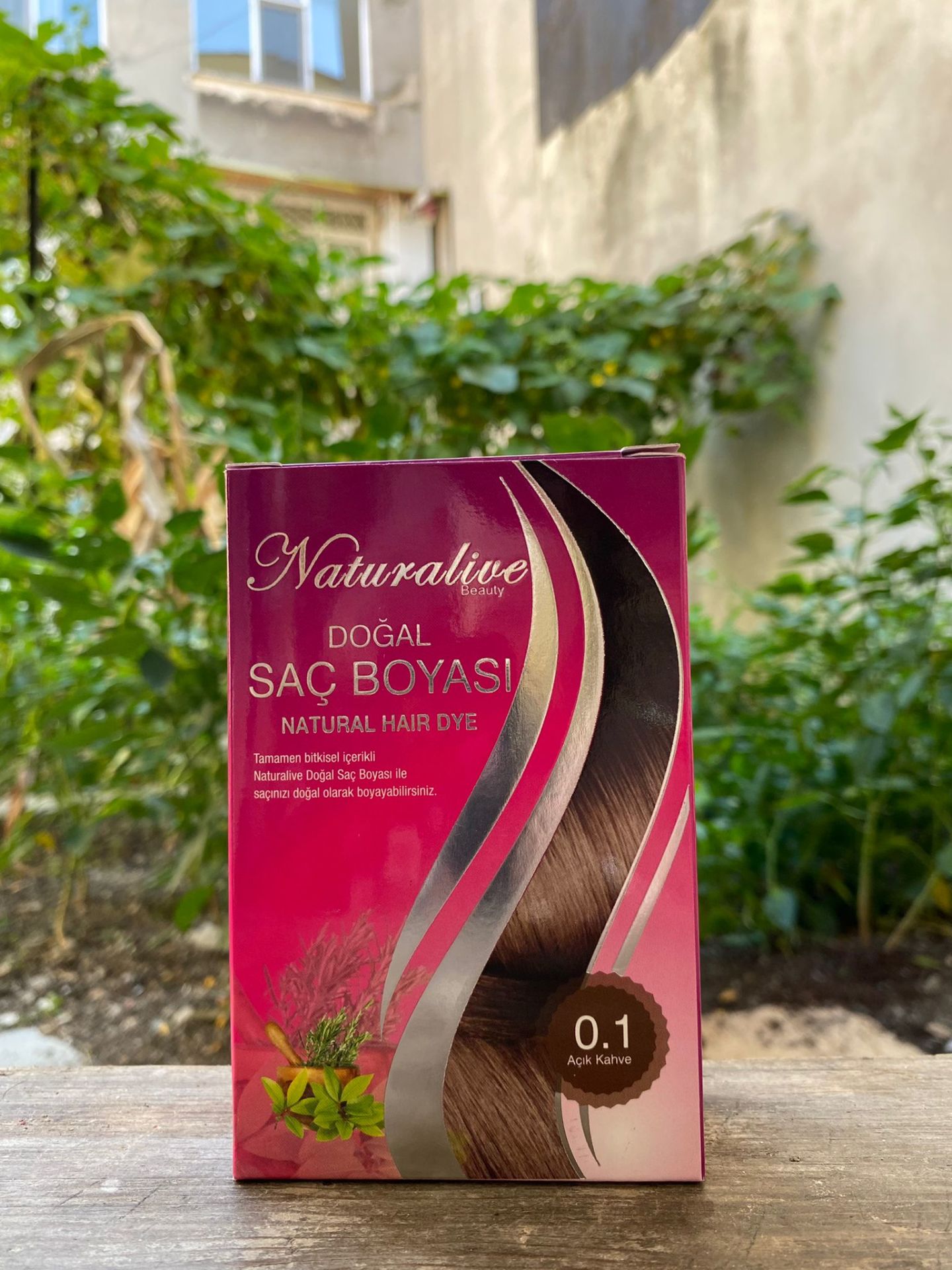 NATURALİVE DOĞAL SAÇ BOYASI / 0.1 AÇIK KAHVE