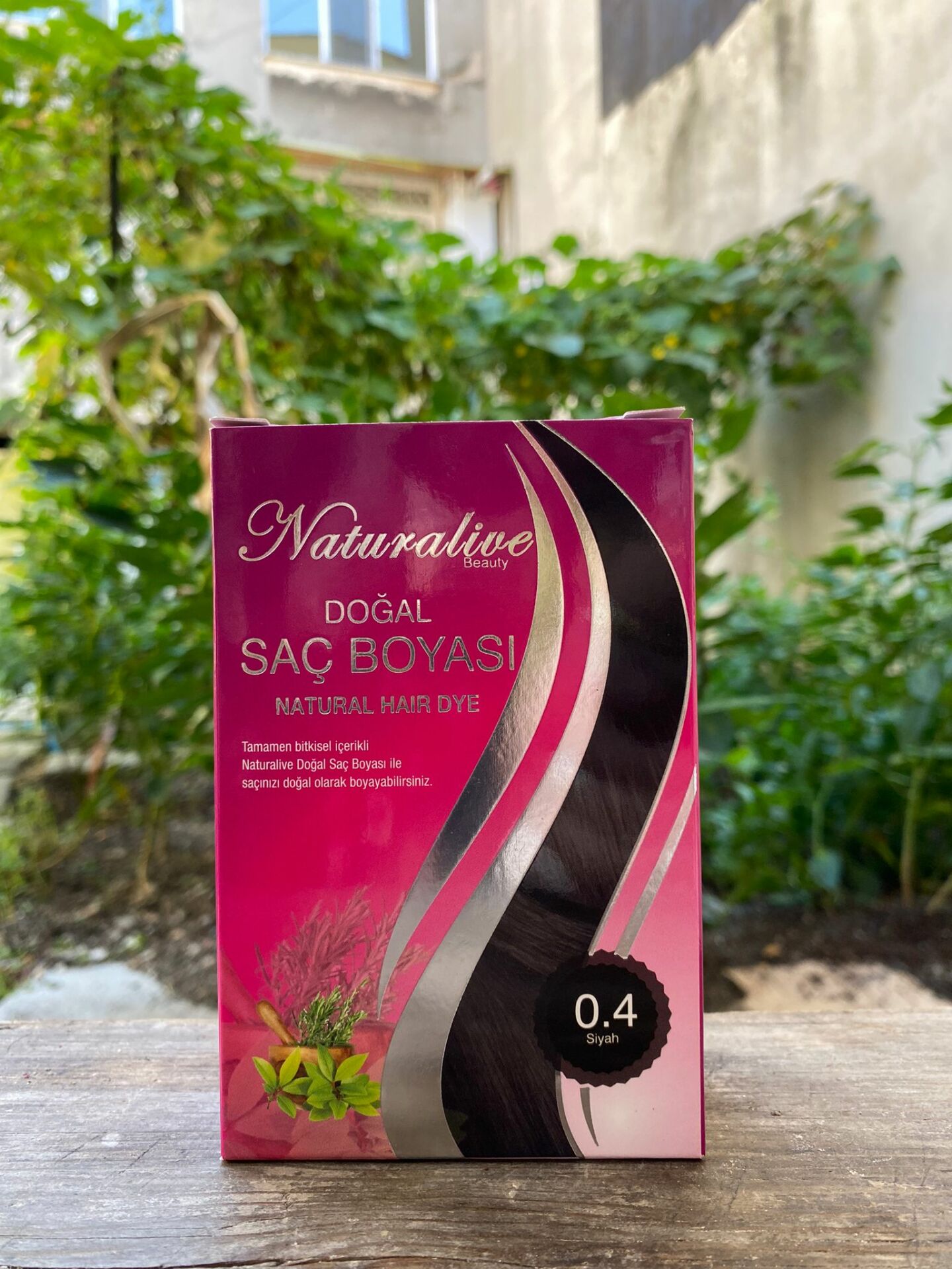 NATURALİVE DOĞAL SAÇ BOYASI / 0.4 SİYAH