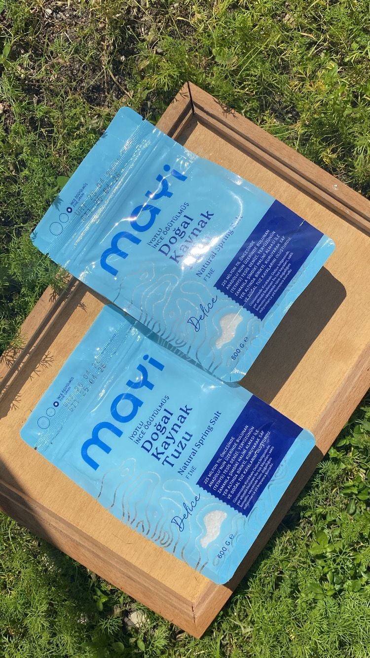 Mayi Tuz / İnce öğütülmüş sofra tuzu 600 gr